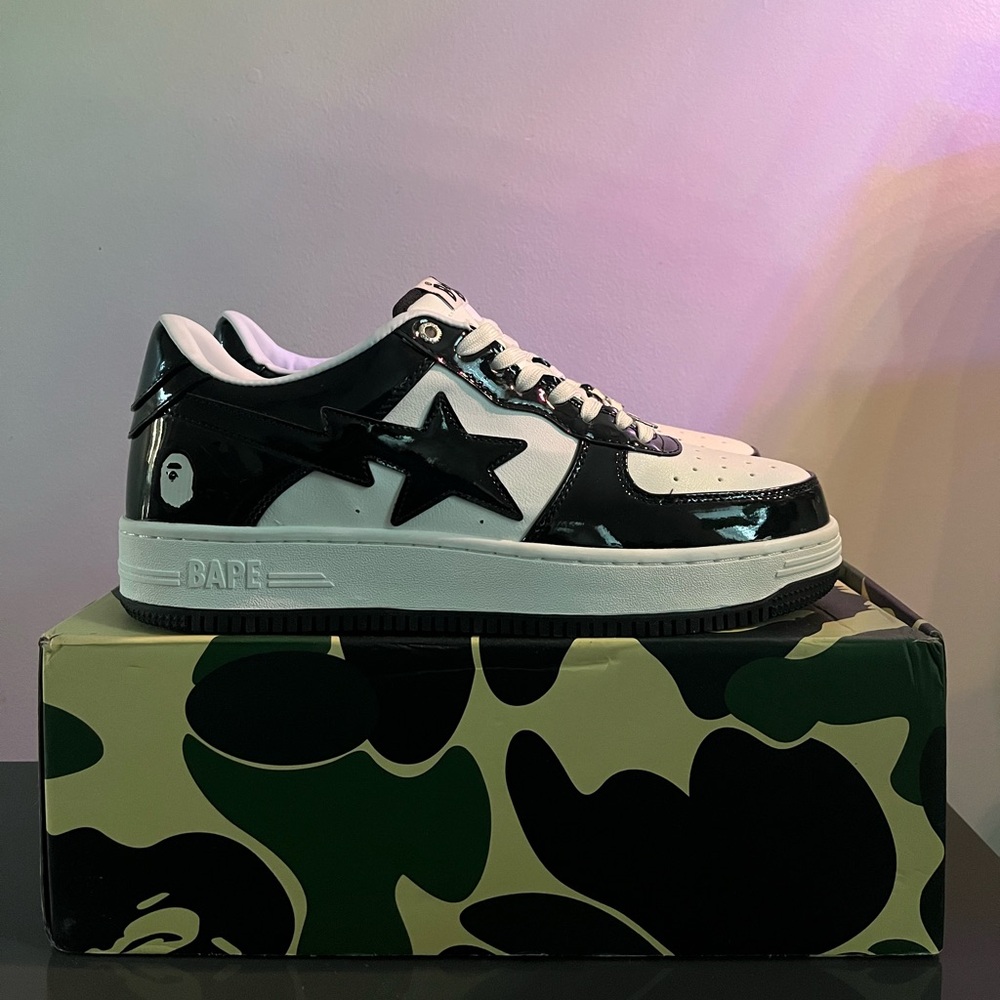Bapesta Low Black/White